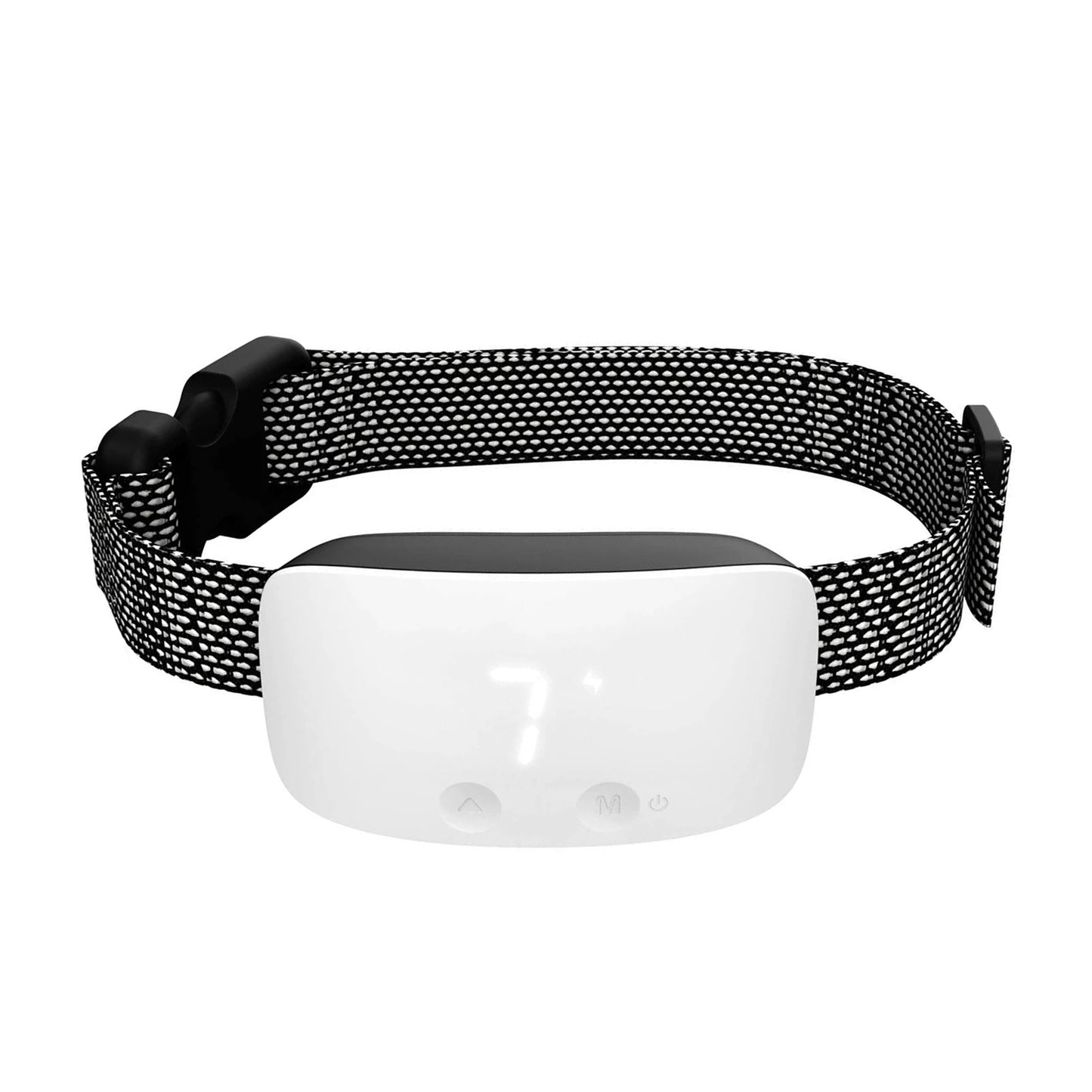 Antibellhalsband mit Strom, Vibration und Ton in der Farbe Weiß.