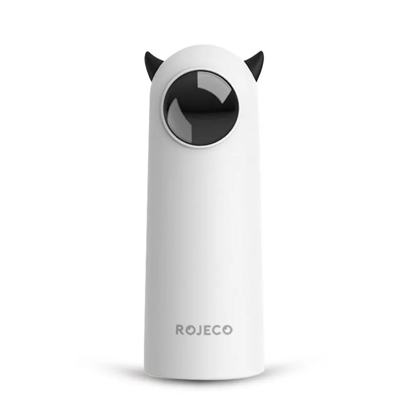 Es wird der Katzen Laserpointer in der Farbe weiß sowie Teufel Optik dargestellt.